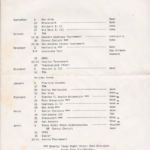 Galveston Schedule 1980